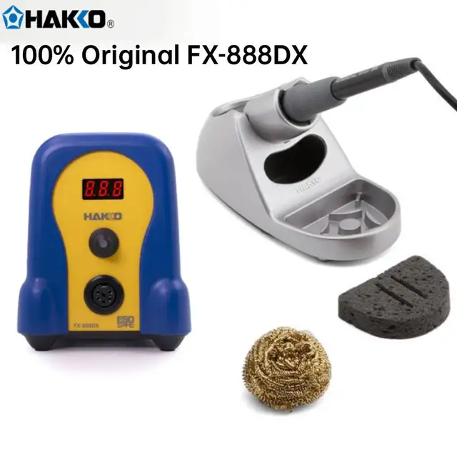 HAKKO 100% elektronika FX-888D stacja lutownicza 220V profesjonalny sprzęt do spawania cyny narzędzia do naprawy telefonów PCB