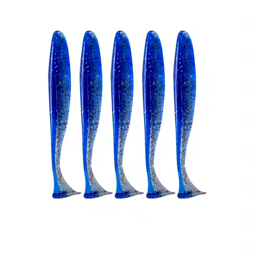 Fishing Lure 55mm 70mm 90mm T Tail Worm Soft Bait Jigging Wobblers Tackle Bass Pike Artificial Silicone Swimbait - Image 12