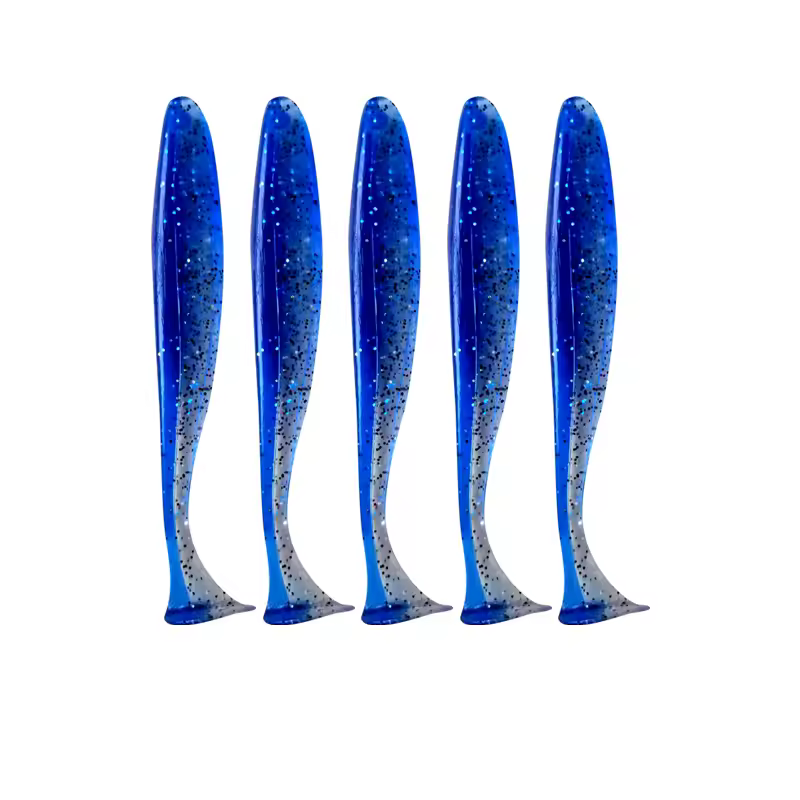 Fishing Lure 55mm 70mm 90mm T Tail Worm Soft Bait Jigging Wobblers Tackle Bass Pike Artificial Silicone Swimbait - Image 12
