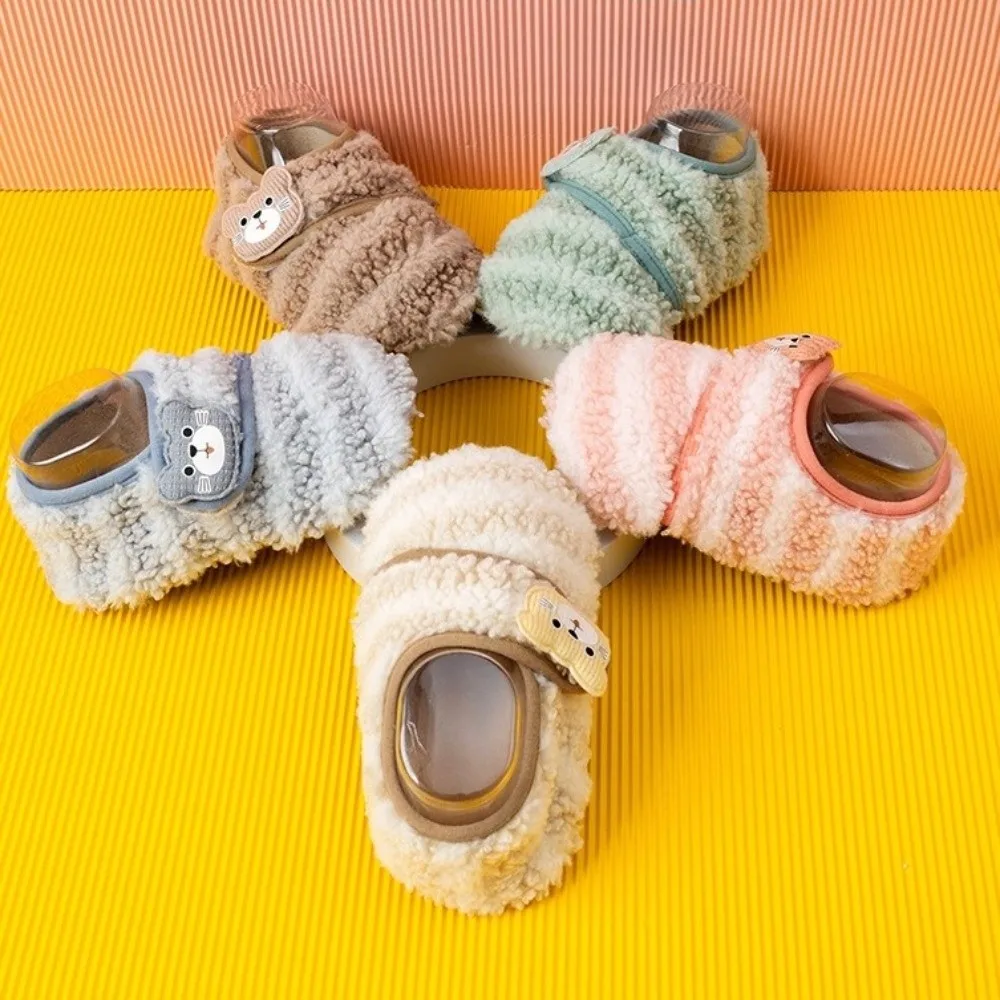 

Новые мягкие теплые детские тапочки, противоскользящая детская прогулочная обувь, напольные носки, домашняя обувь