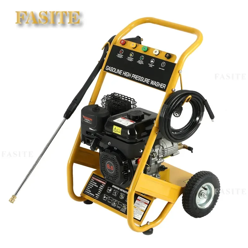 For  Aluminum Swash Plate Pump Cart 150bar High Pressure Cold Water Washer 9L Flow Car Washing Machine