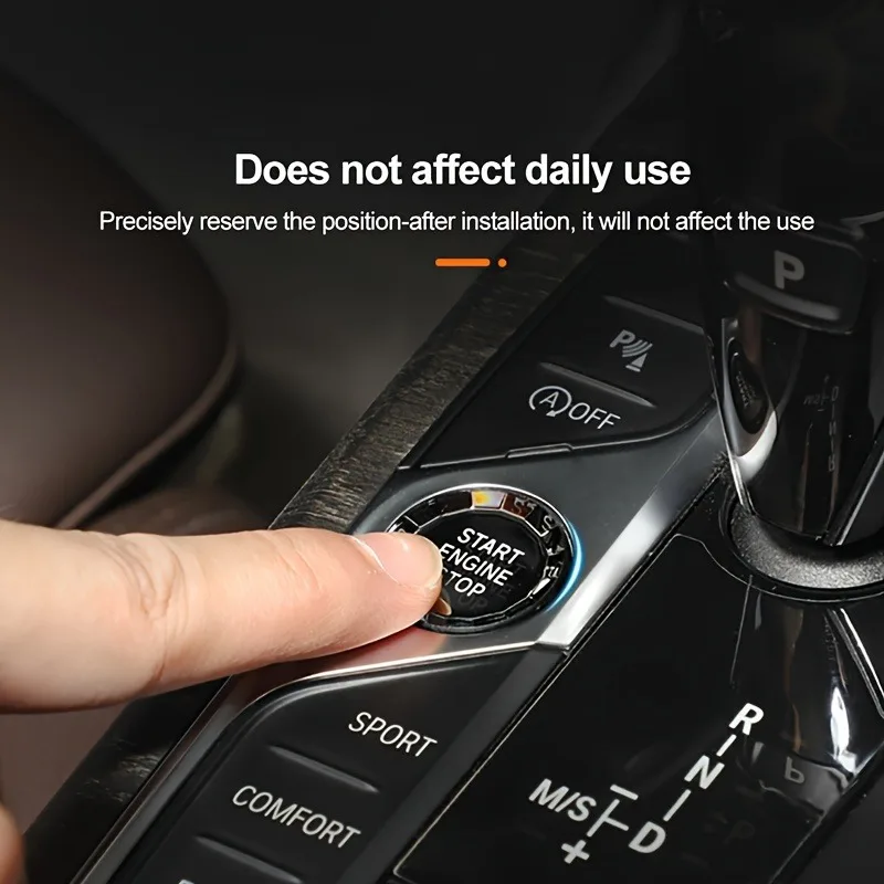 Car Glass Start Button, for BMW G20 G21 G22 G23 G26 G01 G02 G07 G14 G15 2 3 4 8 Series Z4 G29 F44 F97 BMW I3 I4 X3 X4 X7 X6 X5