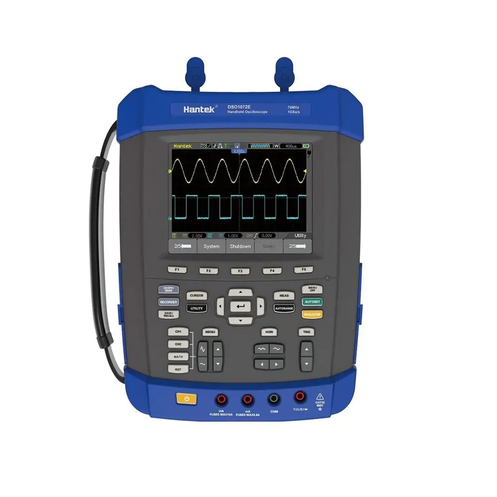 New Design DSO1102E 1GS/s 2CH 5 In 1 5.6 Inch TFT LCD Handheld Pocket Portable Digital 100MHz Multimeter Hantek Oscilloscope