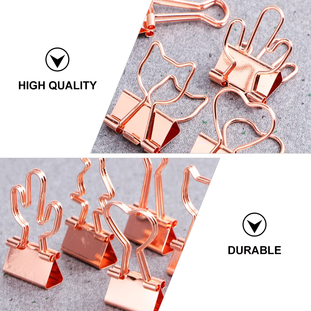 

20pcs Financial Notes Clip Metal Binder Paper Organizer for Office Use Lightweight File Clamps