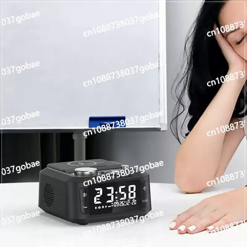 

Bluetooth-колонка, многофункциональный встроенный будильник, прикроватный держатель для мобильного телефона, беспроводная зарядная подставка, аудиоприемник.