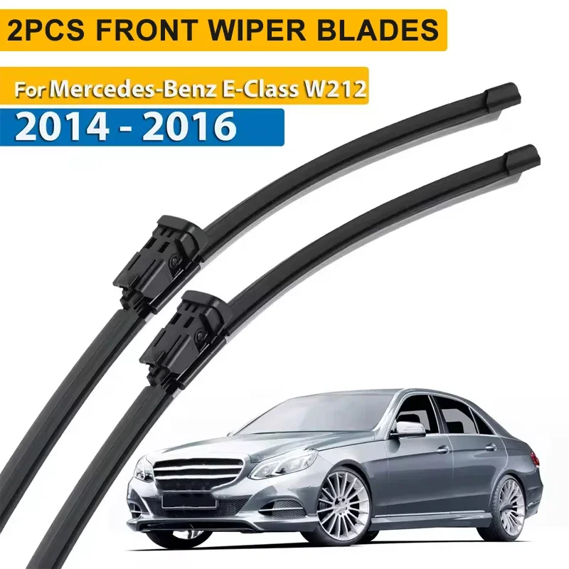 

Wiper Front Wiper Blades For Mercedes-Benz E-Class W212 2014 - 2016 Windshield Windscreen Window Car Rain Brushes