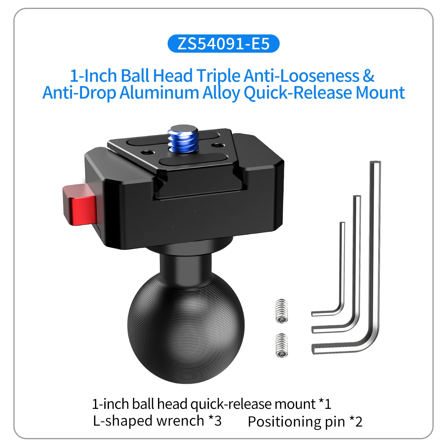 Schnellverschluss-Klemme für GoPro 13 12 11 Insta360 Ace Pro 2 X5 für DJI Osmo Action 6 DSLR-Kamera QR-Halterung Stativ Vlog-Halterung – Detail 25