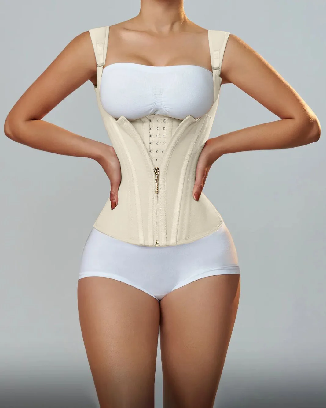 Women Sexy Body Shaper Corset Breasts Support Gather Vest Waist Trainer Postpartum Flat Belly Sheath Fajas Colombianas Girdle