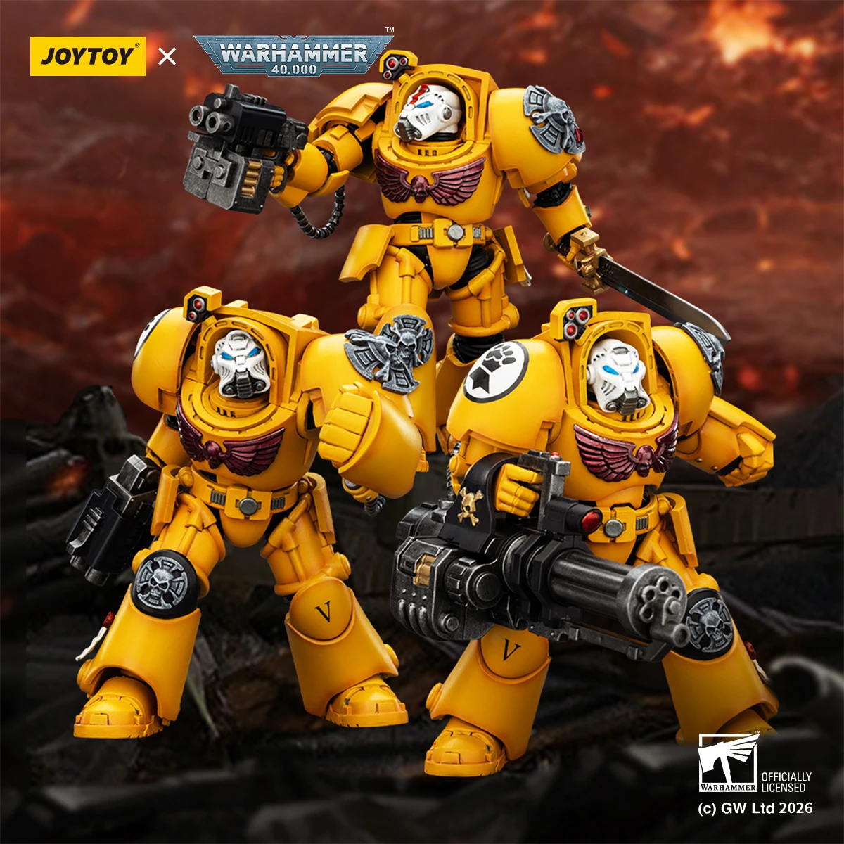

JOYTOY Warhammer 40k 1: 18 Imperial Fists Terminators