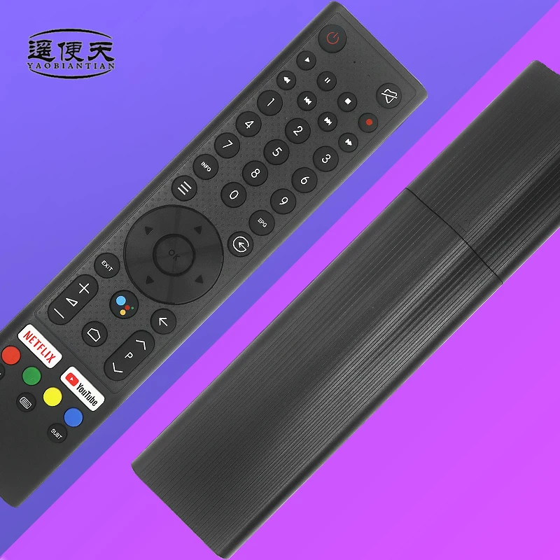 Голосовой пульт с Bluetooth для умных телевизоров Qilive 600094072 600104144 Q43UA212B Q65UA211B CHIQ/Pilot PQ-55CH PQ-65CH Sansui SMX50/55/58F3UAD SMX65E1UAD