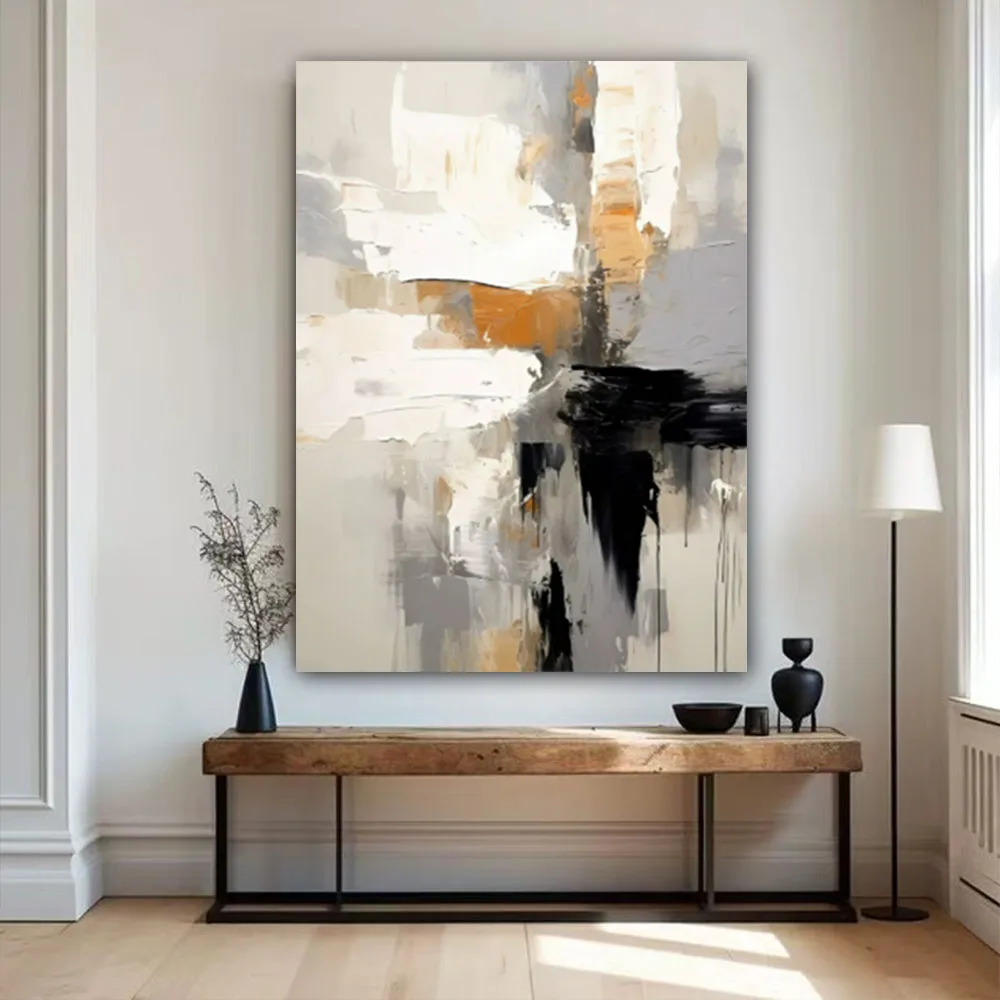 

100% Hand Painted Wall Pictures For Living Room Color Abstract Modern Knife oil Paintings Decor living room Home Decor Panel Art
