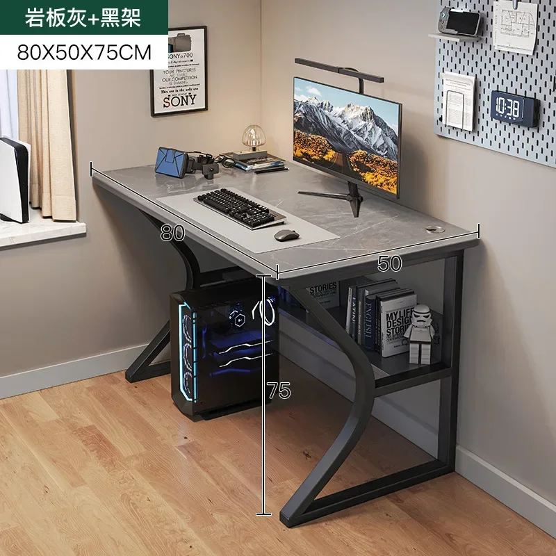 AOLIVIYA Computer Desk Desktop Home Bedroom Student Study Table Simple Storage Writing Table Internet Celebrity E-sports Table