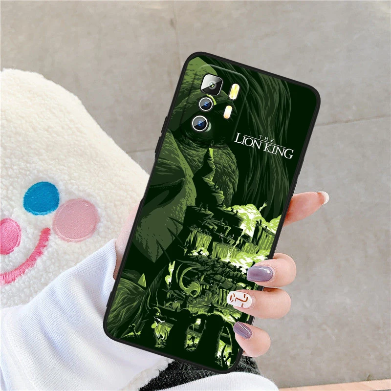 Disney Scar Cool For Redmi Note 13 12 Turbo 11T 11P 11E 11S 10T 10S 10 9 Pro Plus Max Silicone Black Phone Case