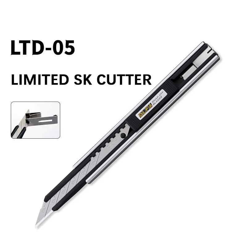 OLFA LTD-05 9mm Limited Series SK Cutter 30 Degree Angle Blade Fine Work Craft Utility Knife Hobby Art Cutting Tools