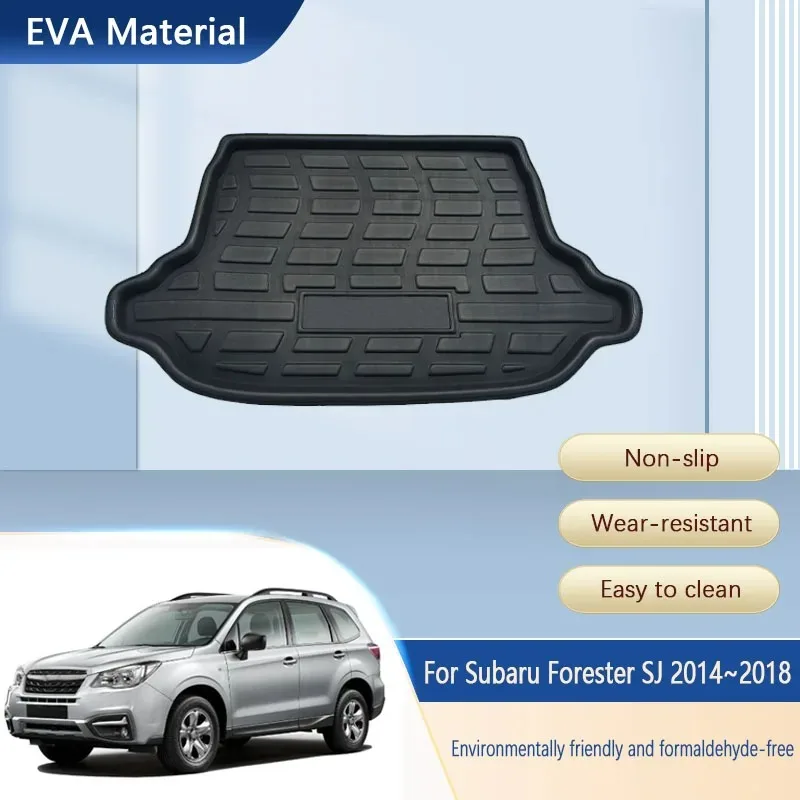 

Automobiles Interior Accessories For Subaru Forester SJ 2014~2018 Tray Anti Dirty Pad Trunk Mat Automobiles Interior Accessories