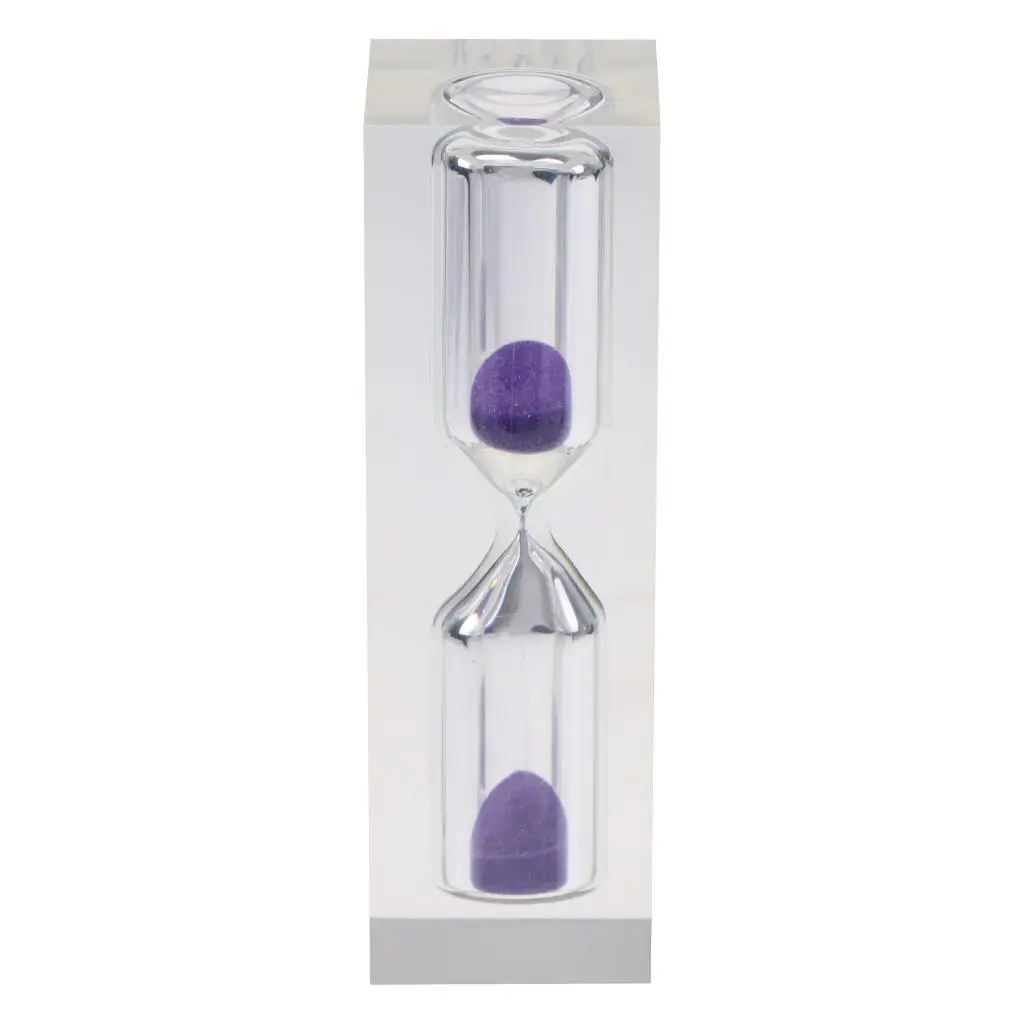 MagiDeal 3 Minutes Clear Acrylic Hourglass Sandglass Sand Timer Kitchen Home Cafe Room Decor Clock Decoration