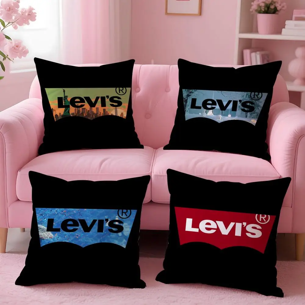 Luxury L-LevisS Cushion Cover Comfortable Reversible Pillow Cover Ideal for Car Sofa Bedroom & Beyond