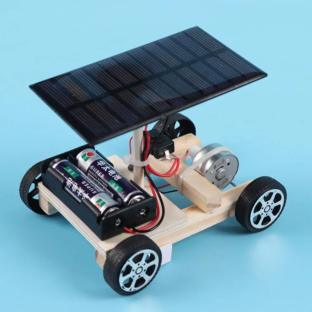 Assemble Solar Car Creative Inventions Motor Ability Of Children Active Thinking DIY Electronic Kit Technology Toys For Kids