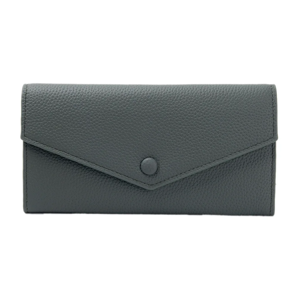 

Длинный женский кошелек из натуральной кожи, многофункциональный мобильный телефон, ручной деловой кошелек большой емкости.