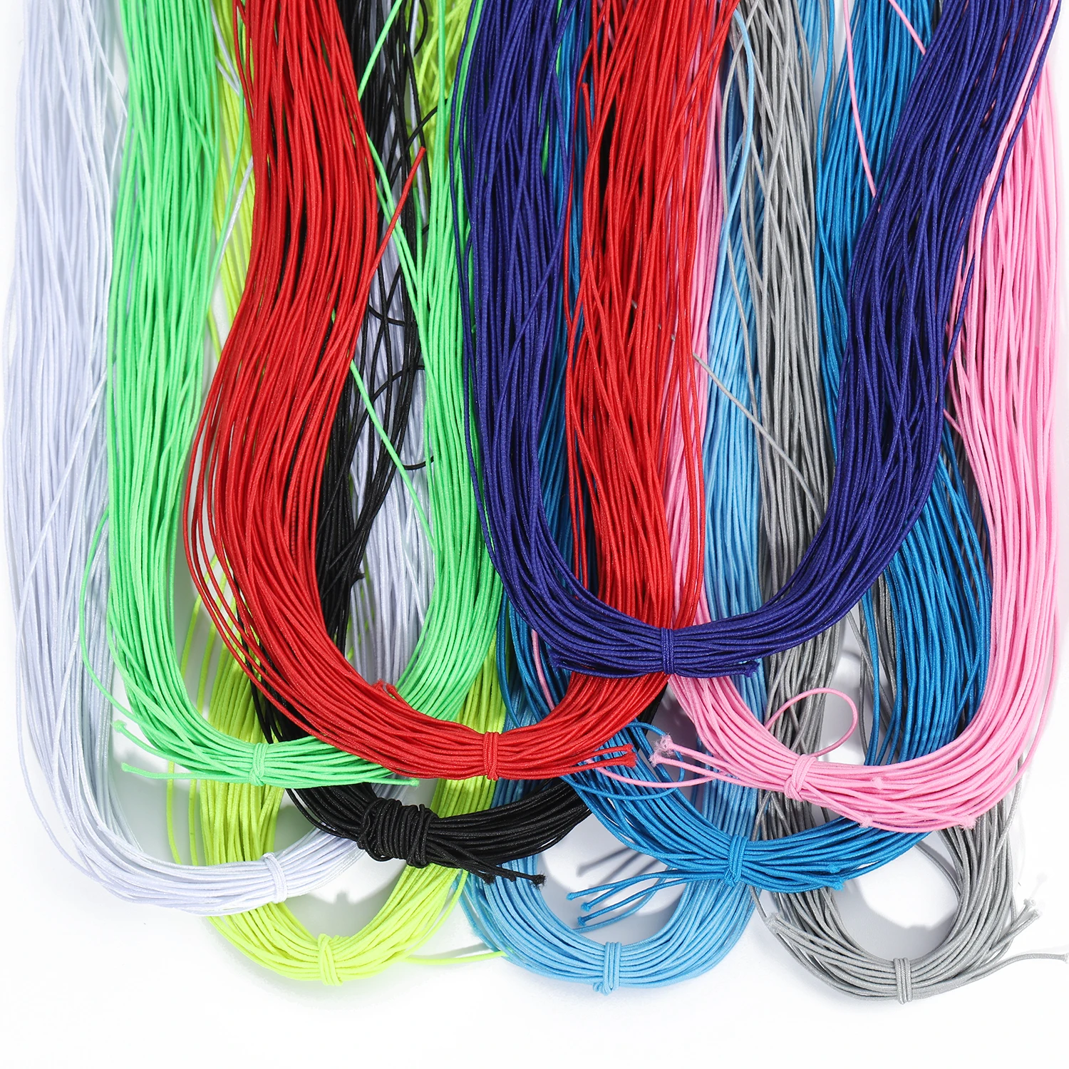 0.8mm 69m cabo elástico trançado miçangas fios estiramento corda tecido artesanato cabos para artesanal diy pulseiras jóias fazendo