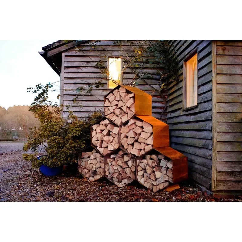 Firewood Storage Rack Firewood Storage Outdoor Firewood Large Storage Log Rack AHL