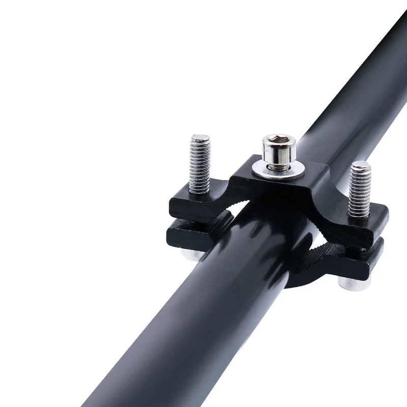 

Зажим для велосипедного фонаря с винтом M6, крепление на руль, светодиодный передний фонарь, Аксессуары для велосипеда, черный