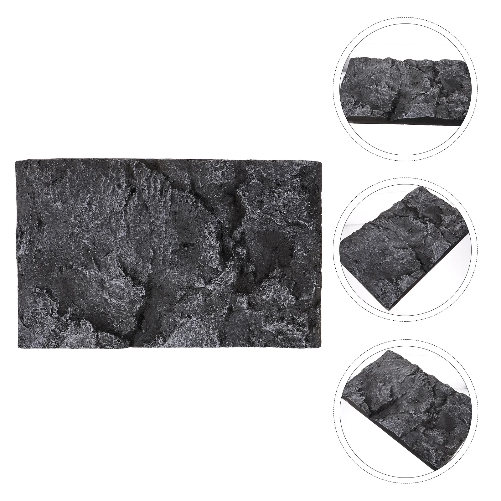 

3D Reptile Tank Background Board PU Material Durable Fade-Resistant Aquarium Decoration Reptile Tank Decoration