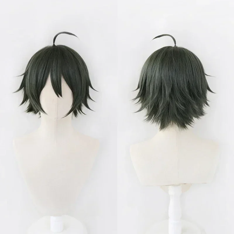 Haikyuu Anime Tadashi Yamaguchi Cosplay Wig Adullt Haikyuu!! Costume Hair Synthetic +Wig Cap