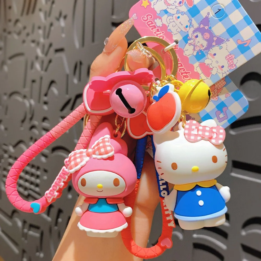 

Sanrio Kawaii Cute Cartoon Hello Kitty My Melody CARS Ordinary Key Tool Outfit Backpack Pendant Decoration Couple Gift