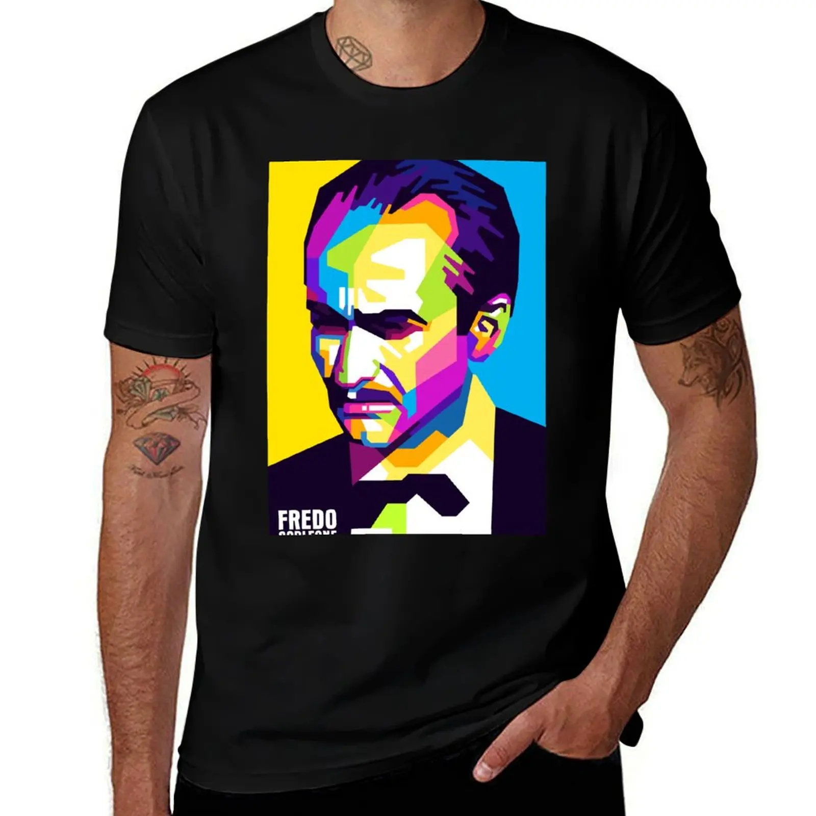 Fredo Corleone - WPAP T-Shirt cotton t-shirt plain for man package T-Shirt