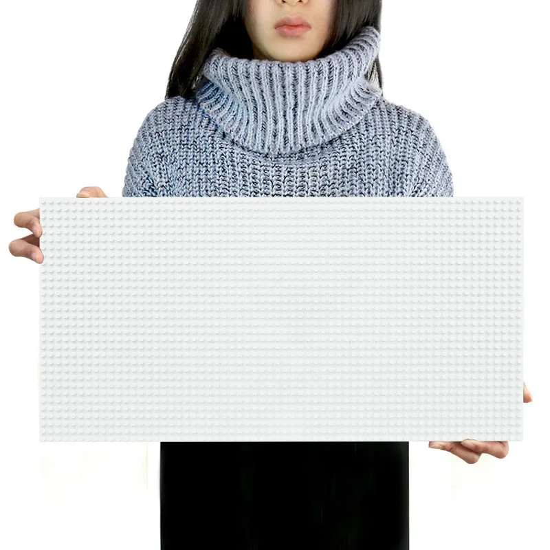 32x64 Dots bouwsteen wandpaneel, DIY creatieve baksteengrondplaat compatibel met merken, cadeau voor kinderkamer decor