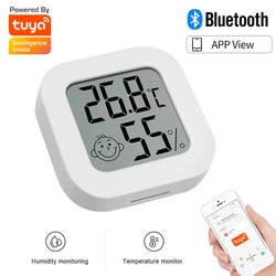 Tuya Bluetooth Temperature Humidity Sensor Indoor Hygrometer Thermometer Detector Smart Life App Intelligent Linkage