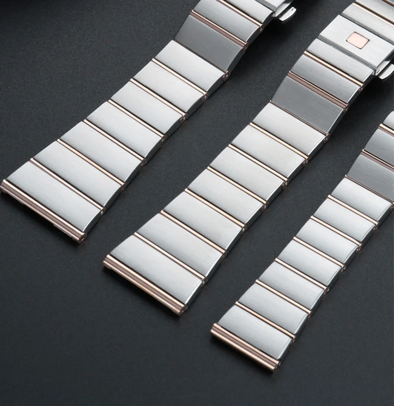 For Omega Watch Accessories Constellation Double Eagle Stainless Steel Watch Strap Section Extension Precision Steel Watch band