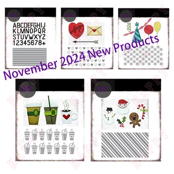 2024 novo natal minis sidekick morre diy corte de metal morrer carta folha quente scrapbooking artesanato cartão fazendo