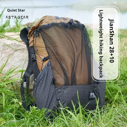 ASTA GEAR-Sac à dos ultraléger avec cadre SHAN 28 + 10L, pour l'extérieur, le camping, la randonnée, le trekking, les voyages