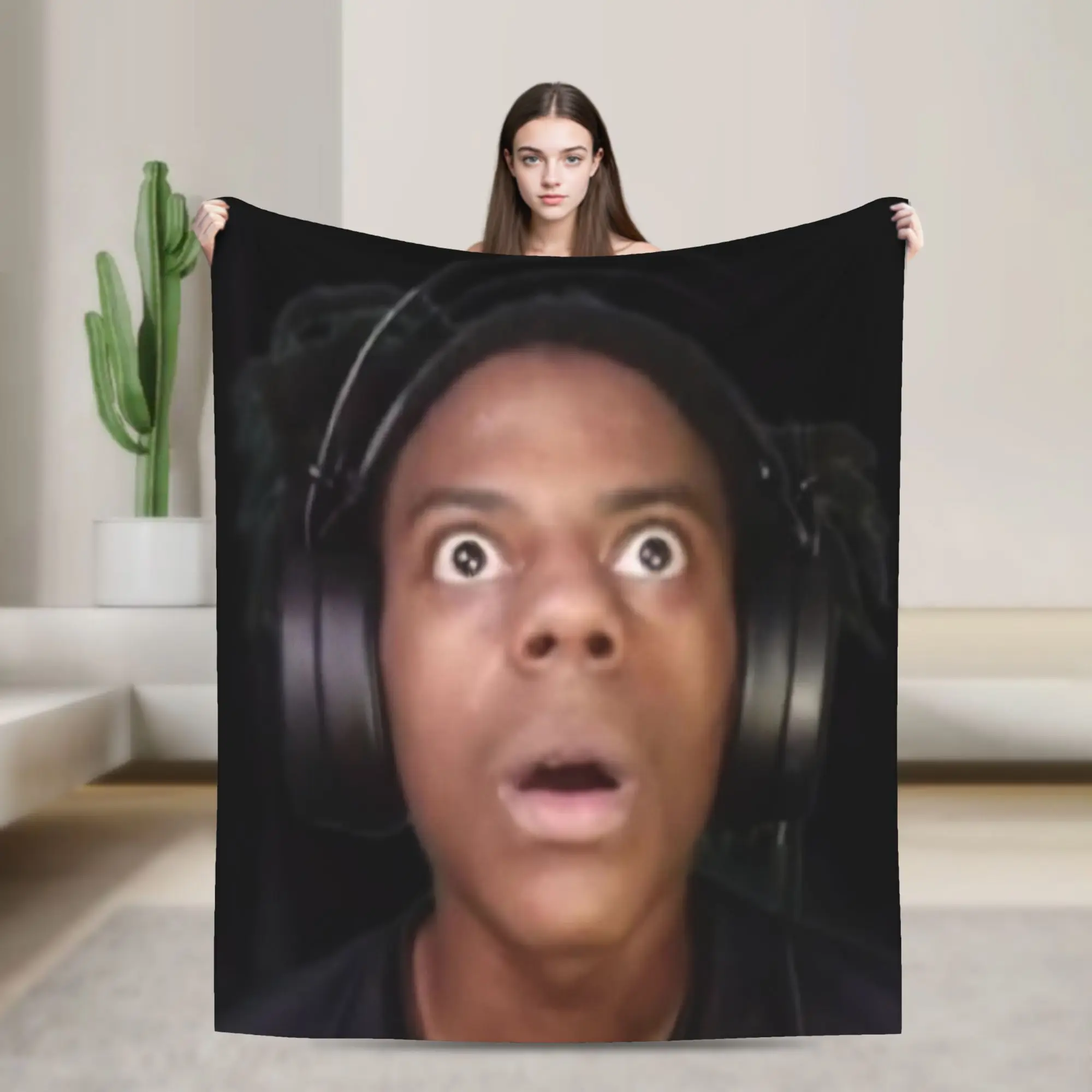 iShowSpeed Printed Blanket For Men Women Super Soft Cozy  Throw Blankets for Sofa 50x60 Inches Multi-size