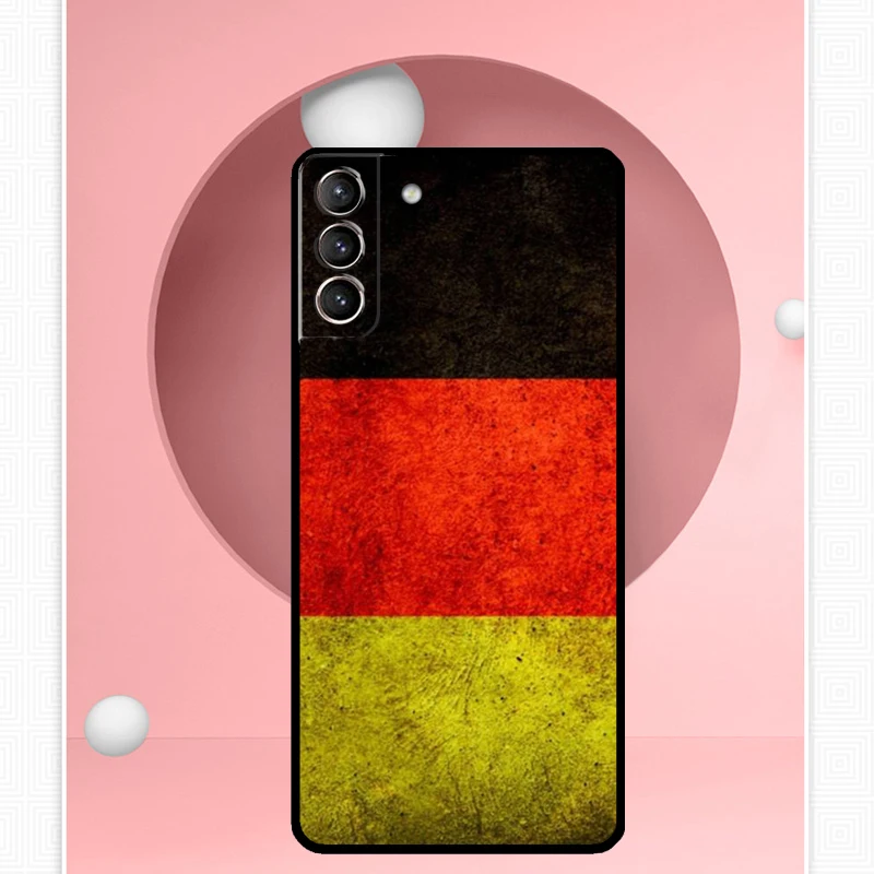 Germany Flag Banner Case For Samsung Galaxy S22 S23 S24 Ultra Note 20 10 S8 S9 S10 Plus S21 S20 FE Soft Cover