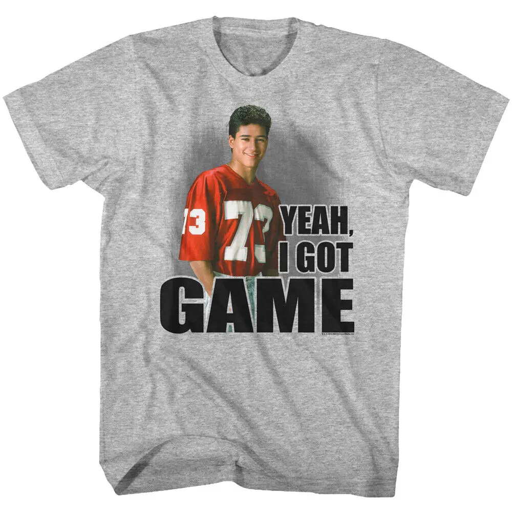 Saved By The Bell TV Show 73 Slater YEAH I Got Game Men's T Shirt