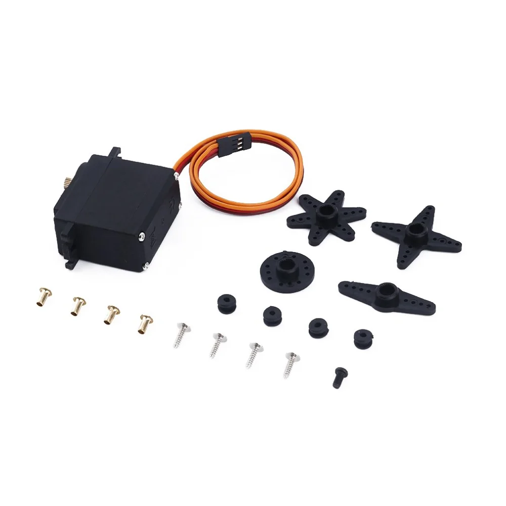 1/2/4/6/10 Stück 13 kg 15 kg Kunststoffservo MG995 MG996 Servo Kunststoffgetriebemotor für Roboterarm Auto RC Hubschrauber für Arduino Roboter – Detail 17