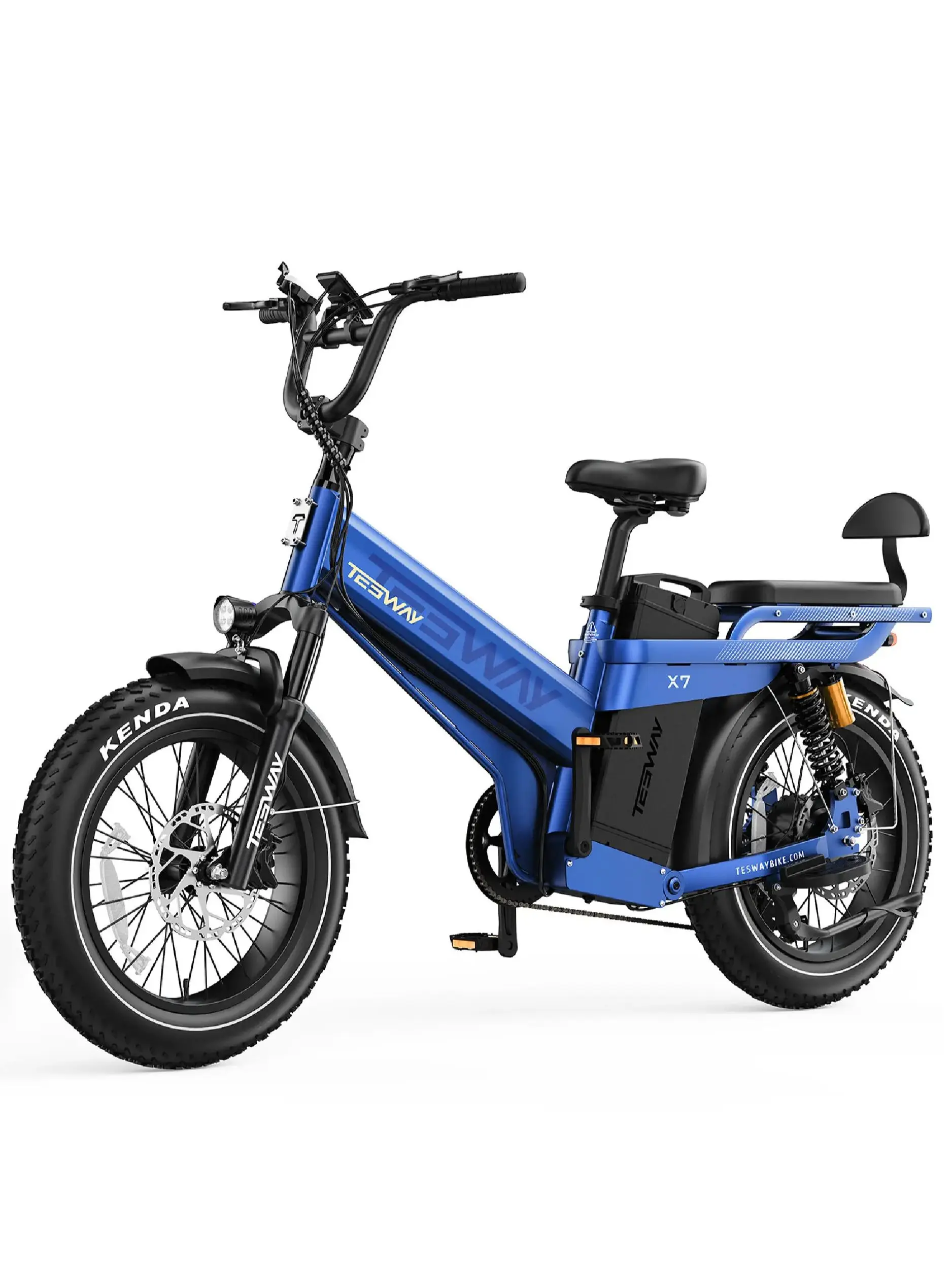 AliExpress TESWAY X7 PRO Adult Electric Bicycle,2000W City Ebike, 48V 60AH E-bike, 20-Fat Tire E-Mountain bike