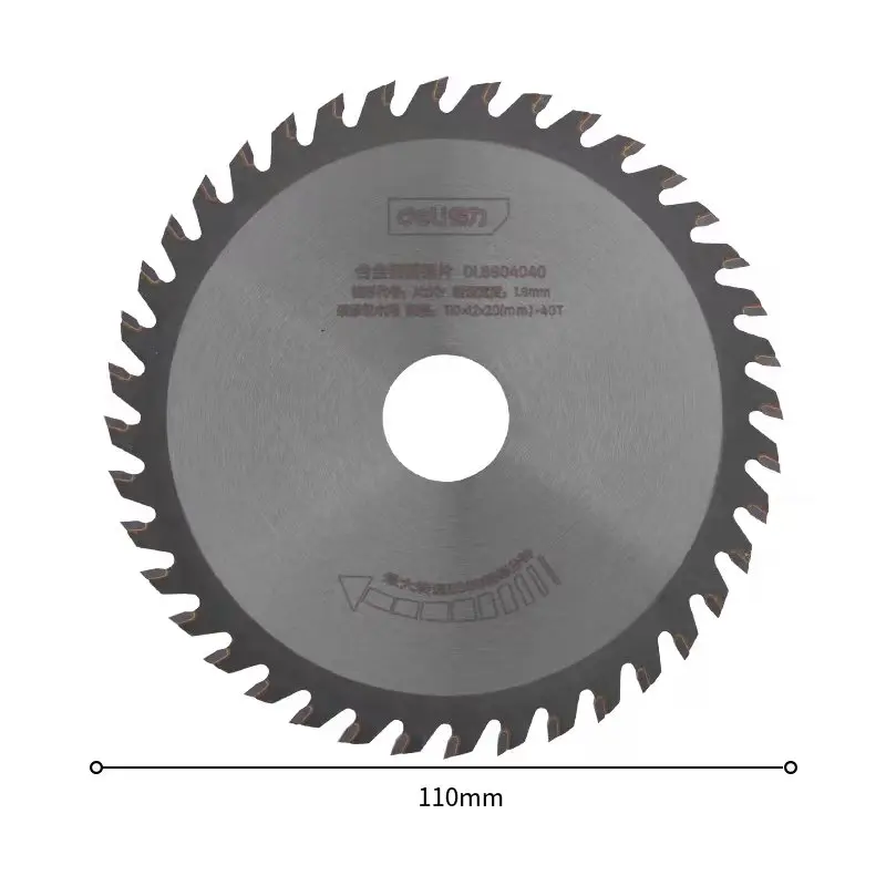 deli alloy steel circular saw blade woodworking cutting blade marble machine blade Angle grinder blade 8 inches DL6608040