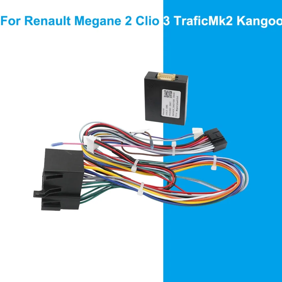 

CAN Bus Decoder, 16 Pin to ISO Radio Harness Adapter, Car Android Wiring Cable For Renault Megane 2 2004