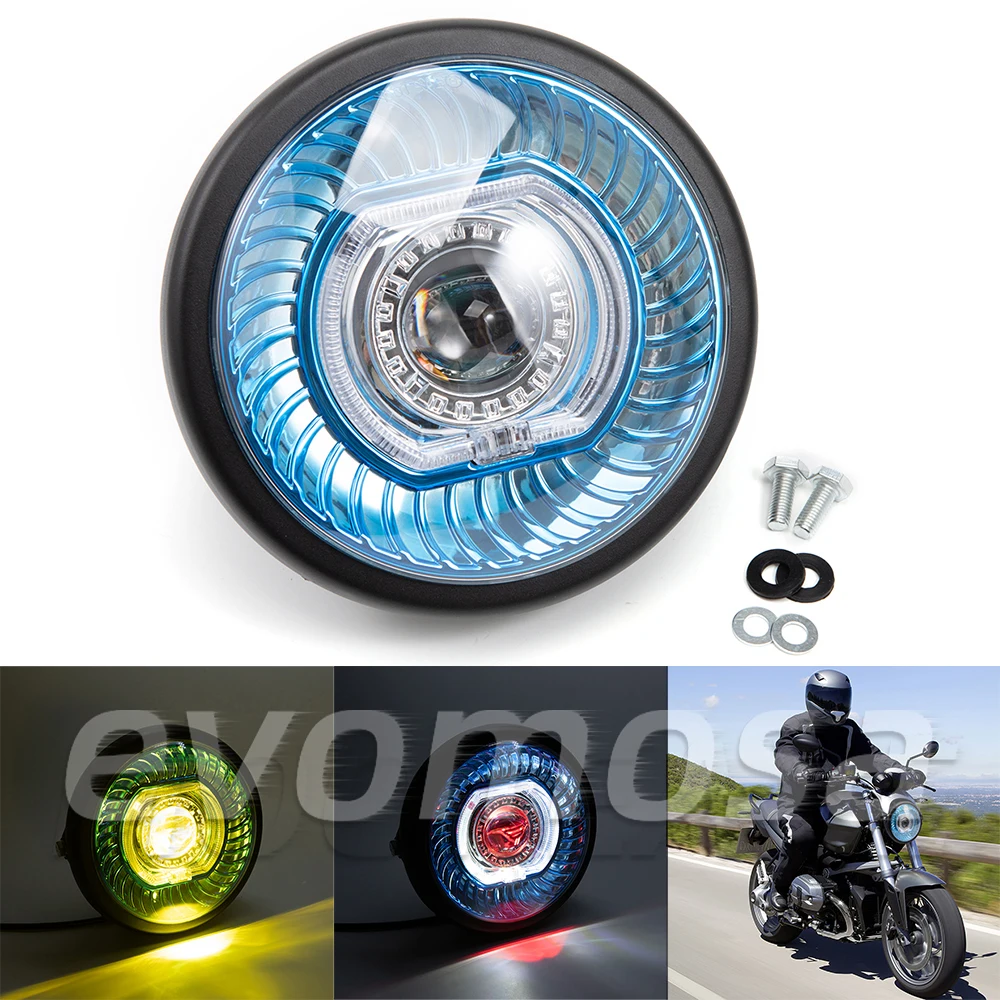 6.5 Inch Motorcycle LED Headlight Hi/Lo Beam 6.5
