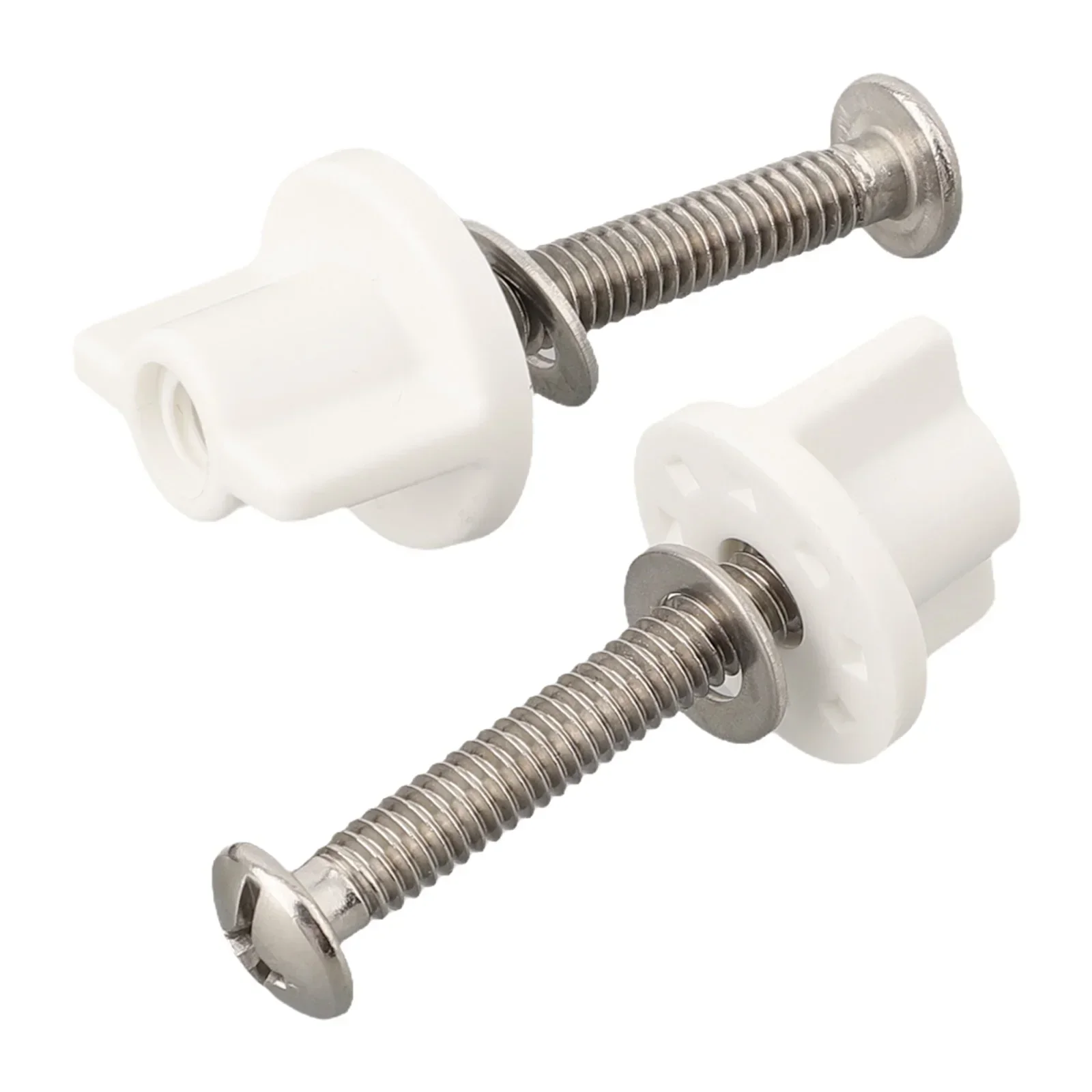 1 Set Toilet Cover Expansion Screws Bolts Kit Universal Fix Lid Hinge Fittings Bathroom Accessories Nylon Expansion Plug Fixed