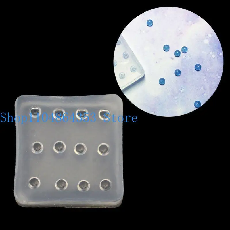 

Round Opal Beads Mold Resin Beads Molds Silicone Epoxy Molds for Cabochon Pendant Earrings Jewelry Casting