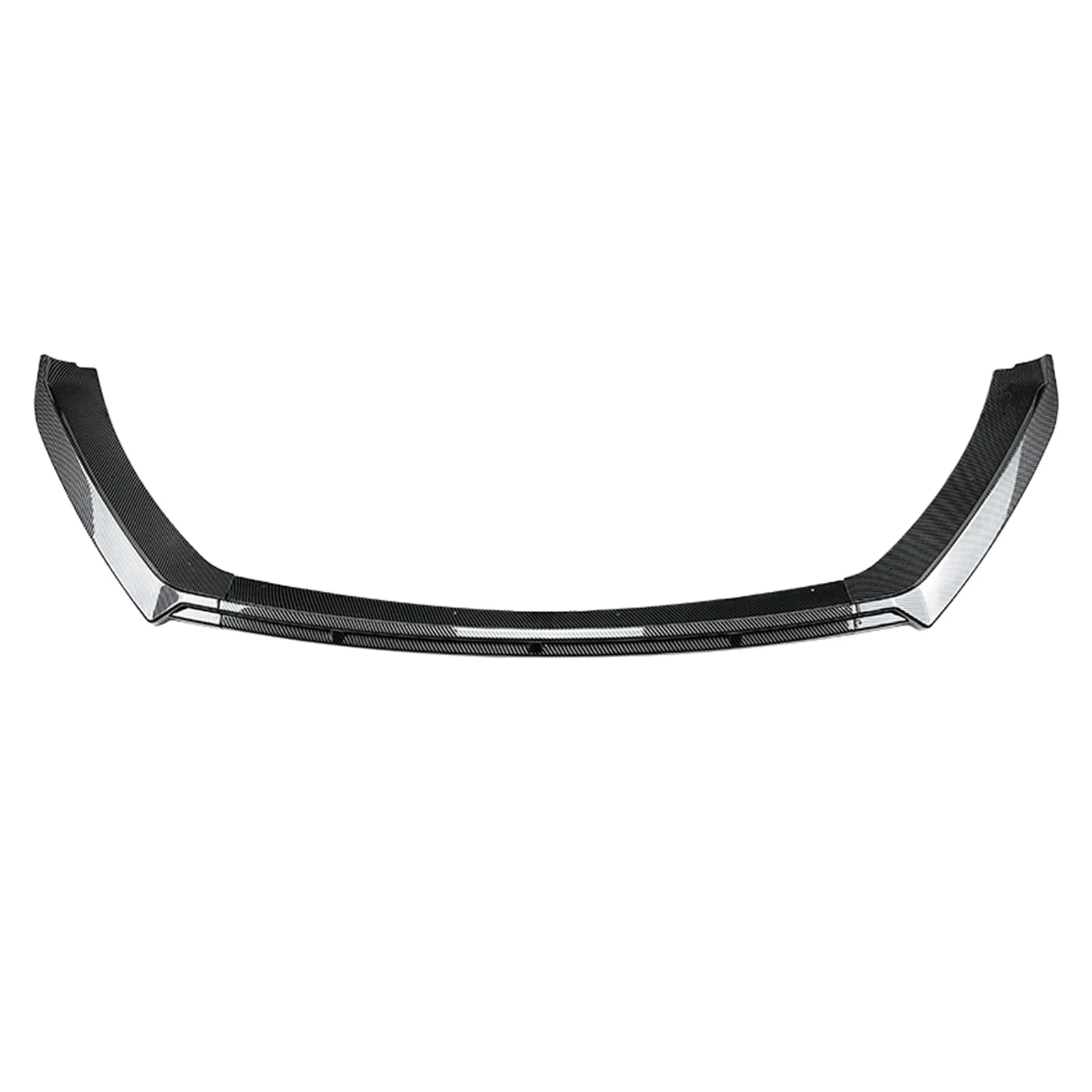 Carbon Fiber Look Gloss Black Car Lower Splitter Front Bumper Spoiler Lip For Seat Leon MK3.5 2017-2020 Standard Version