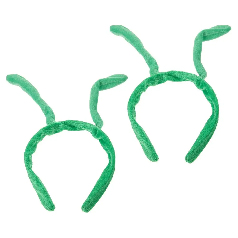 2 قطعة زي النحل هالوين القرن هوائي الشعر الأطواق عقال فراشة سوداء تأثيري Headbands حفلة تنكرية الكبار ملكة جمال