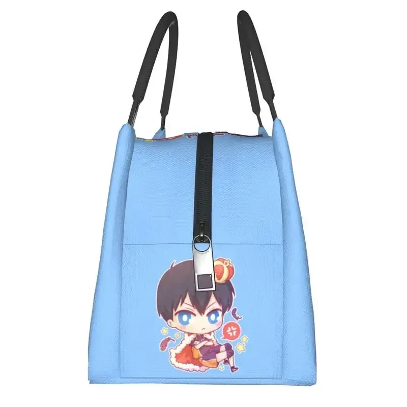 Haikuu Tobio Kageyama 휴대용 도시락 상자 여성 누출 방지 일본 배구 애니메이션 만화 열 쿨러 식품 절연 점심 가방