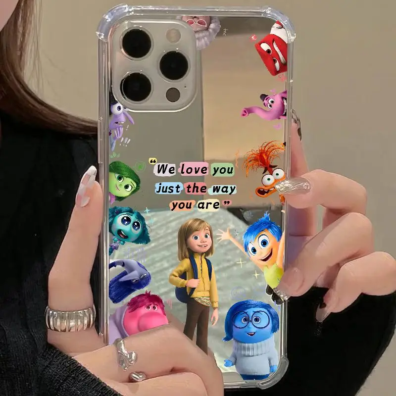 Inside Out 2 Phone Case Applicable To Iphone15 Promax 14 Decor Shell 12 Mirror 11 Cartoon X Creativity Protect Set Birthday Gift