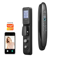 Full Automatic Smart Lock WIFI Tuya Lock APP Control Fingerprint Electronic Digital Touch Screen Keypad Code Key Smart Door Lock